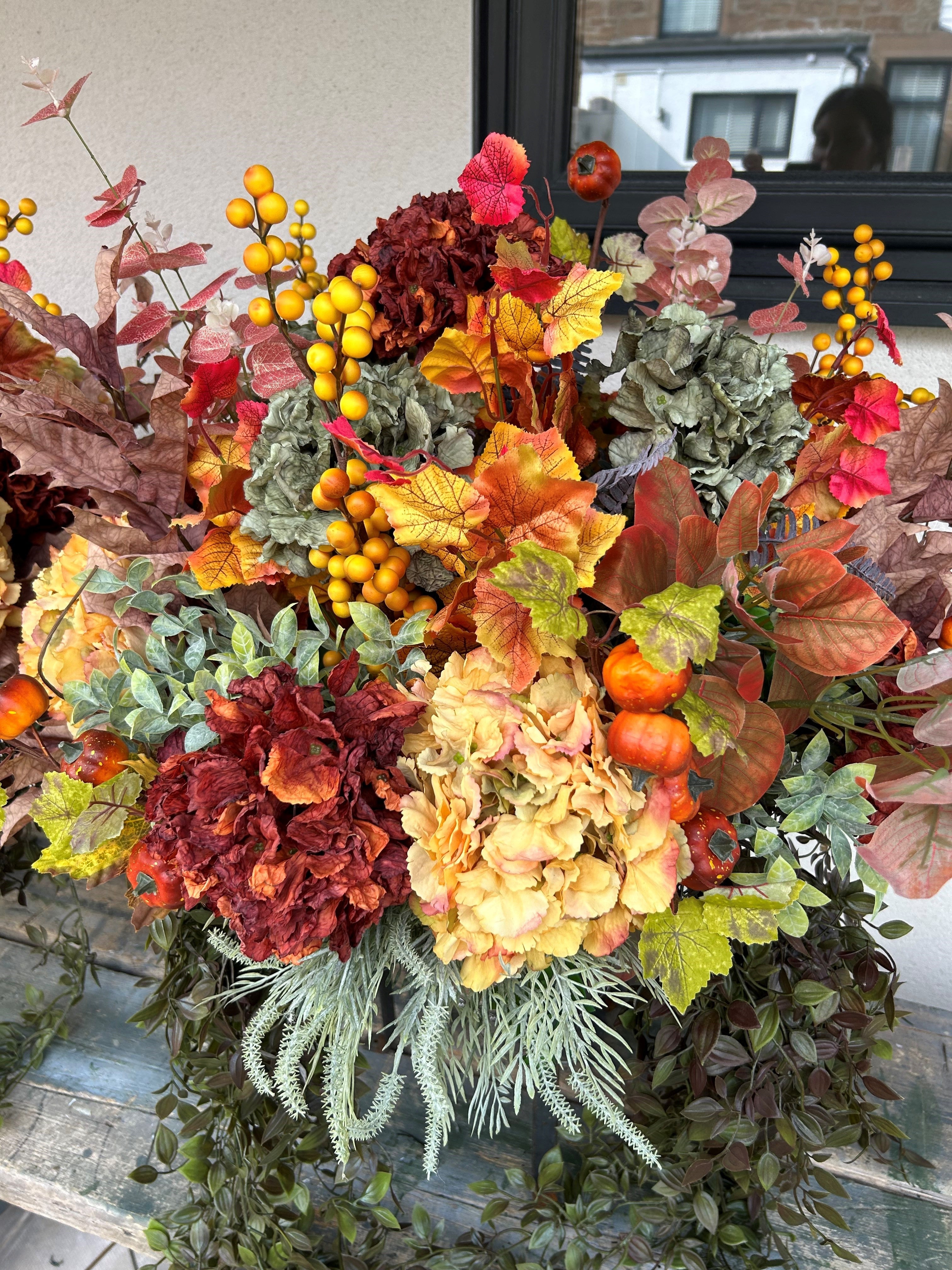Bespoke Autumn 12" Hanging Basket