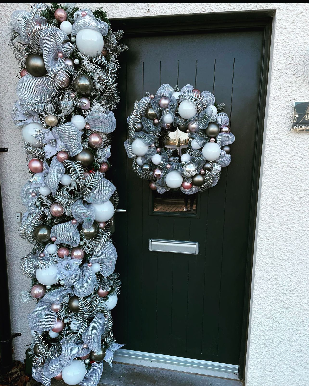 Bespoke Christmas Door Pillar